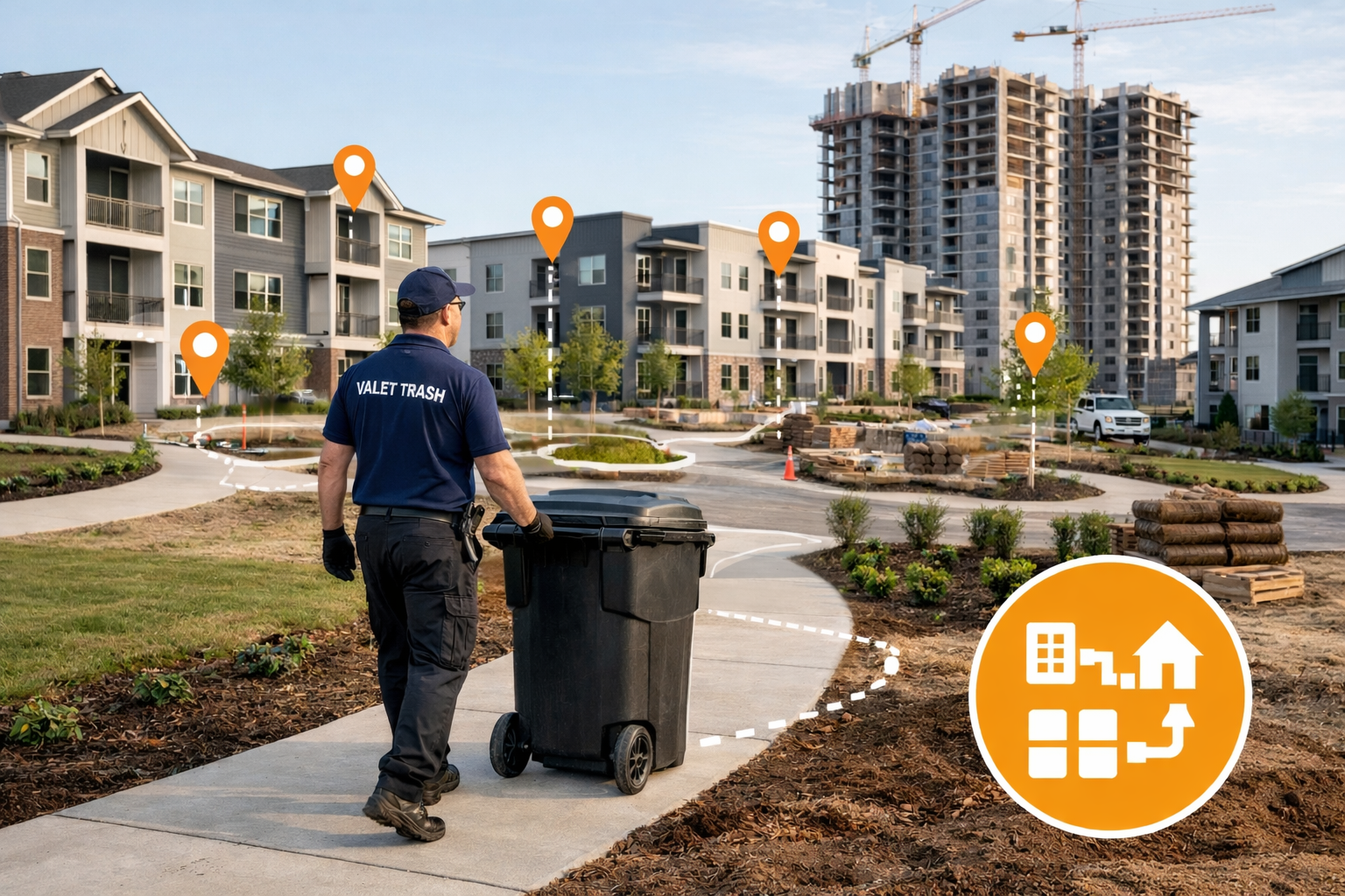 Service structured around each property’s layout and access needs